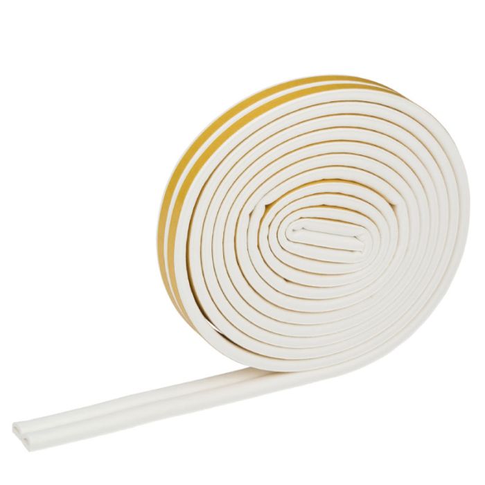 Kinzo Weather Tape D-Shape 3m 2pcs White Draught Excluders & Seals