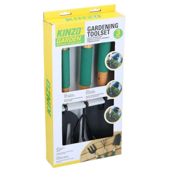 Kinzo 3pcs Gardening Tool Set