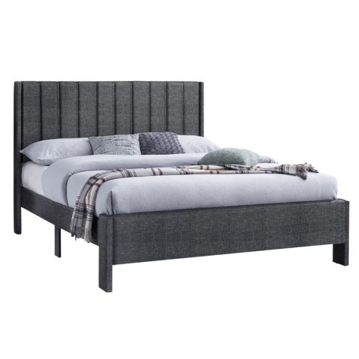 Kreden HM686.01 Dark Grey 160x200cm Double Bed