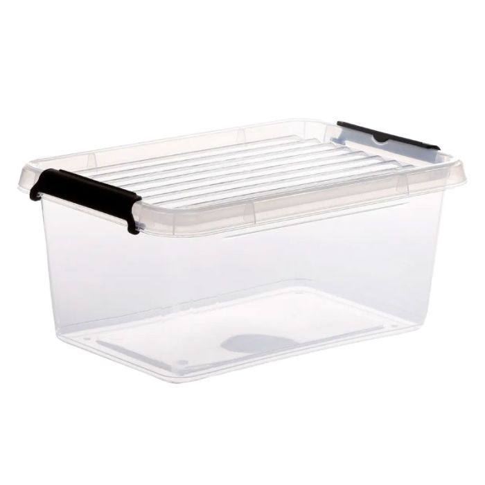 Five 4.5Ltr JJ Storage Box 29 X 20 X 12.5 Cm