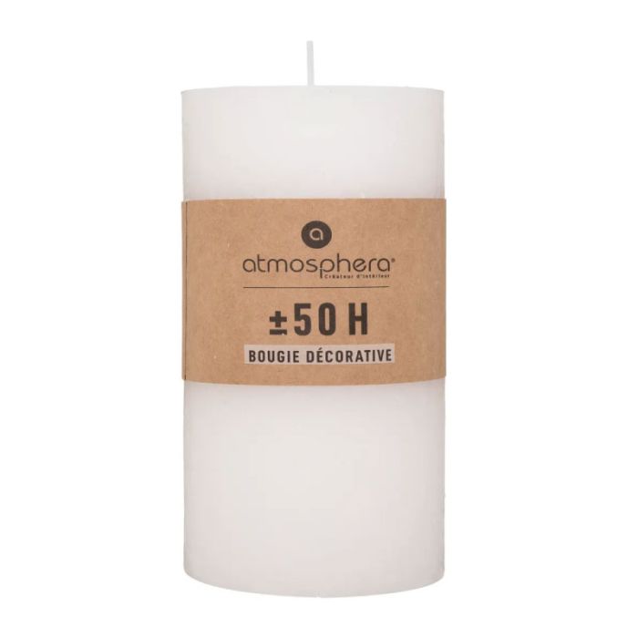 Atmosphera Olia White 445gr Decorative Candle