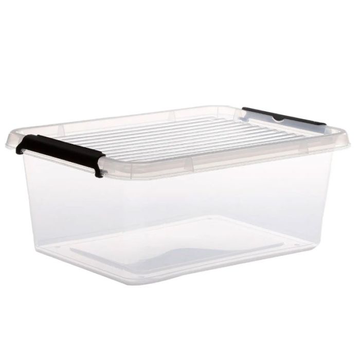 Five 12.5Ltr JJ Storage Box 39 X 29 X 17.5 Cm