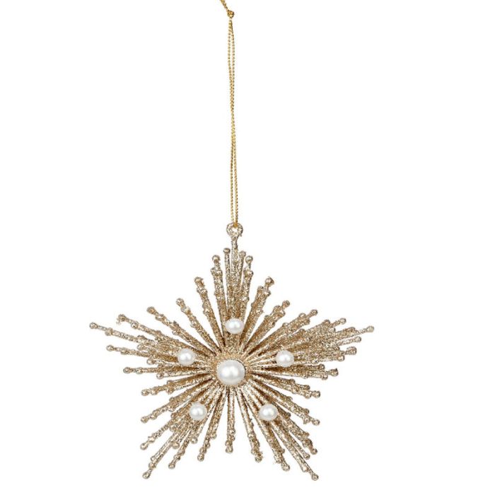 Atmosphera Deco Christmas Bauble Star Gold 1pc