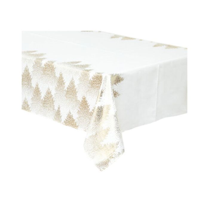 Atmosphera White Gold 140x360cm Christmas Tablecloth