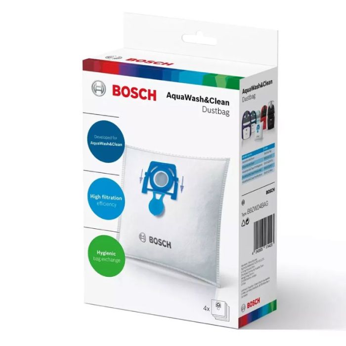 Bosch BBZWD4BAG 4pcs Set Dust Collector Bags for Vacuum Cleaners