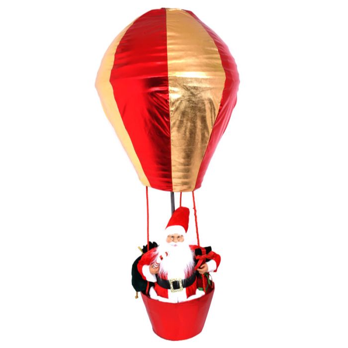 Fy Santa Claus With Parachute Christmas Figure 130cm