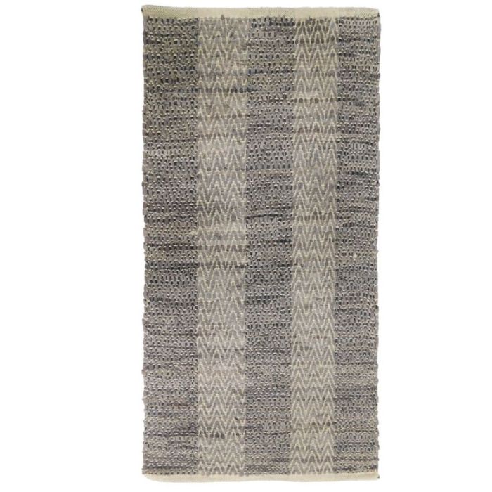 Fishbone Grey Beige 70x150cm Carpet