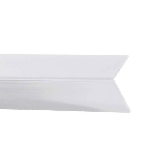 Equal Corner Arcansas 25x25mmx2.6m White PVC Profile