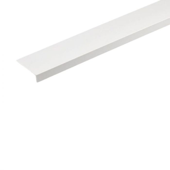 Unequal Corner Arcansas 20x10mmx1m White PVC Profile