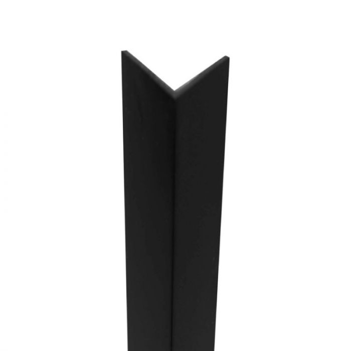 Equal Corner Arcansas 10x10mmx1m Black PVC Profile