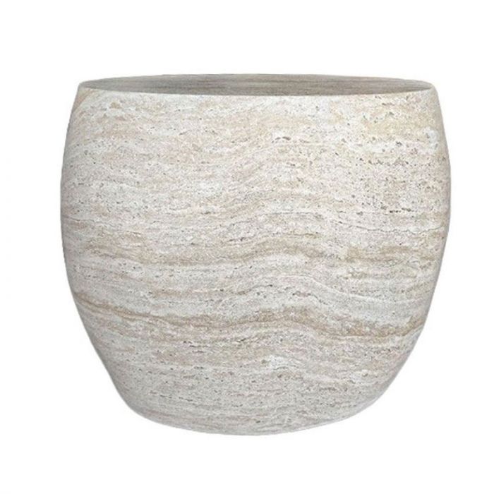 Lithos 04-1223 MgO Μπεζ 62x43x52.5cm Βοηθητικό Τραπεζάκι