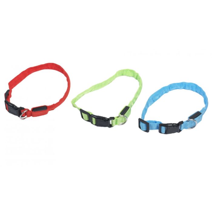 Lifetime 3 Ass 7x1x23cm LED Dog Collar