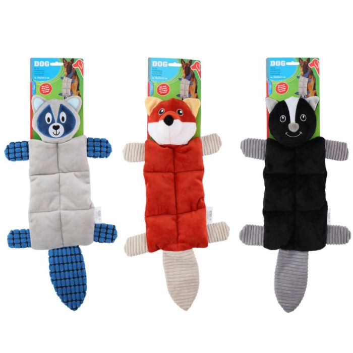 Lifetime Dog 3Ass Forest Animals Pet Toy