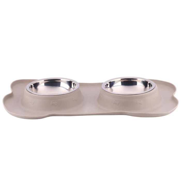 Lifetime Double Pet Bowl 45x27x4.2cm