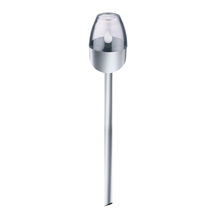 Grundig Silver 6x38cm Solar Outdoor Lighting