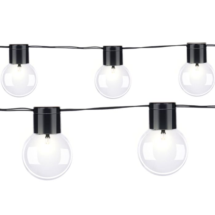 Grundig Warm White 485cm Line Wire Solar Outdoor Lighting