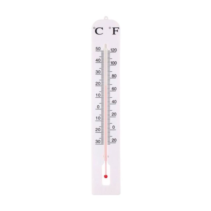 Lifetime 40cm White Garden Thermometer