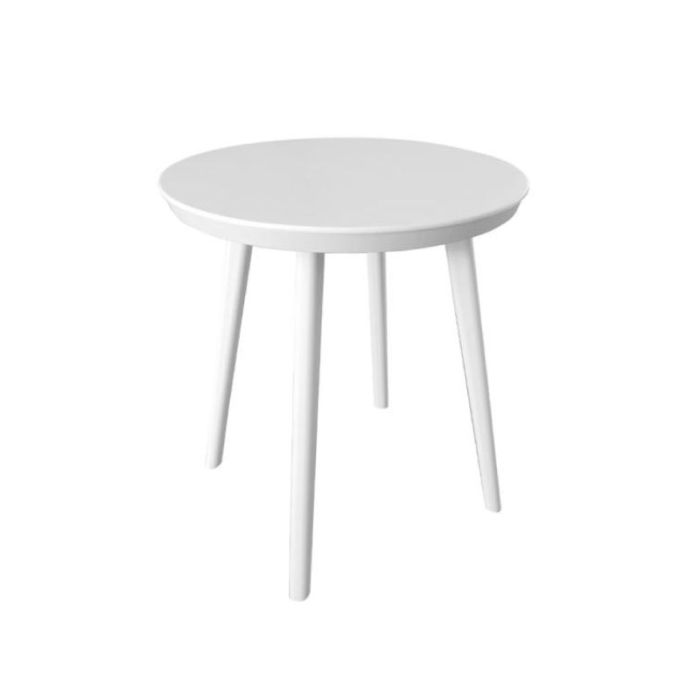 Fyl ABS White 52cm Round Garden Table