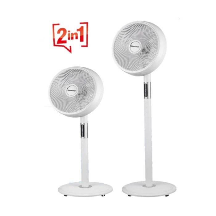 Matestar MAT-1913R 14″ Λευκός Ορθοστάτης Ανεμιστήρας