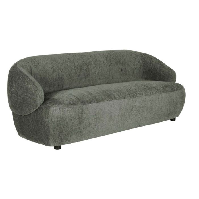 Boomerang 01-3360 Olive Green Petrol Brown 3-Seater Sofa