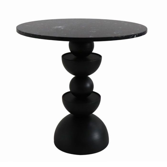 Up Down 04-1153 Black 50x50x50.5cm Side Table