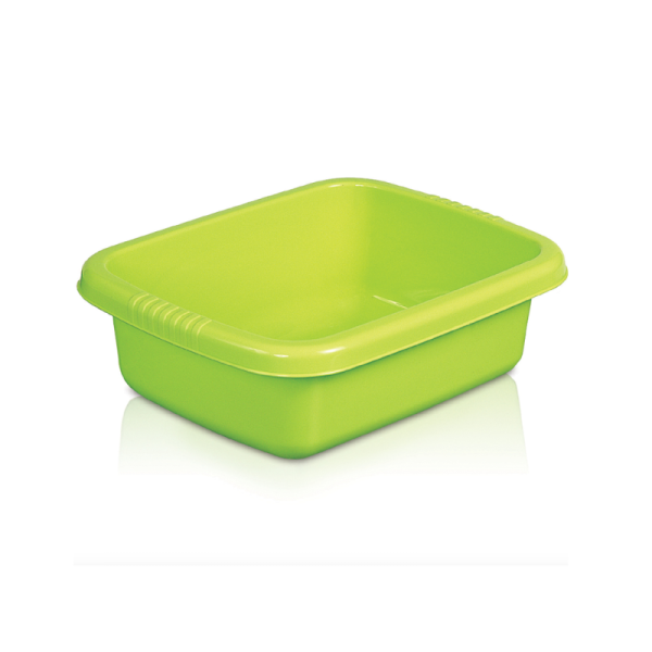 Square plastic clearance basin