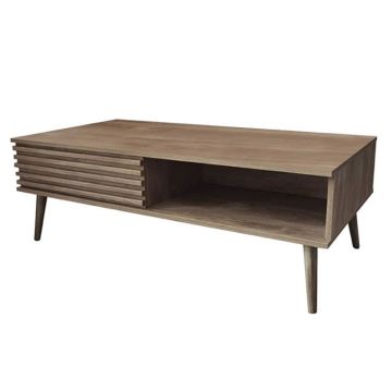 Kiros 04-0820 Wood Natural 119x59x41.5cm Coffee Table