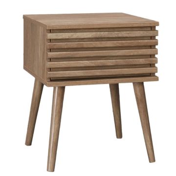 Kiros Natural Wood 40x39x50.5cm Nightstand