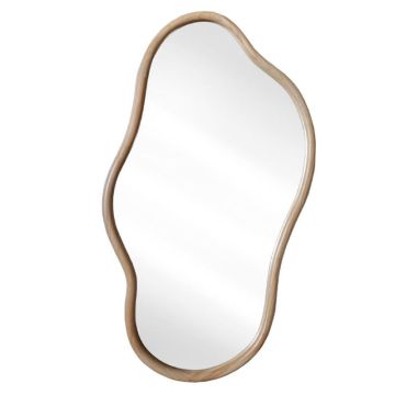 Splatch 60x110cm Wood Natural Wall Mirror