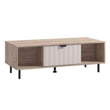 Журнальный столик Vandea 11013671 Cashmere Grey Oak 121x55x42 см