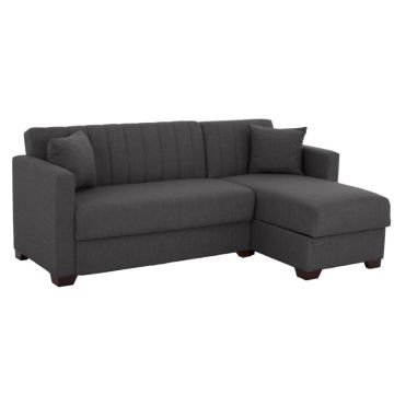 Ghufran HM3244.02 Grey Reversible Corner Sofa