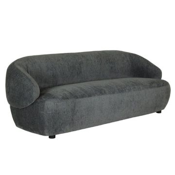 Boomerang 01-3356 Blue Petrol Brown 3-Seater Sofa