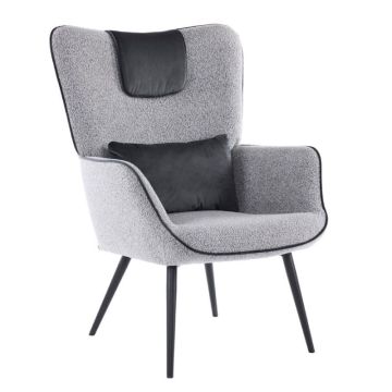 Manifest 01-3521 Grey Black Armchair