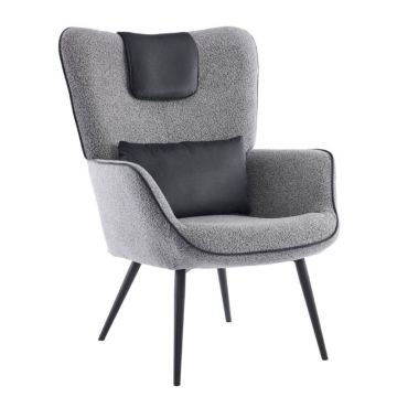 Manifest 01-3525 Grey Silver Armchair