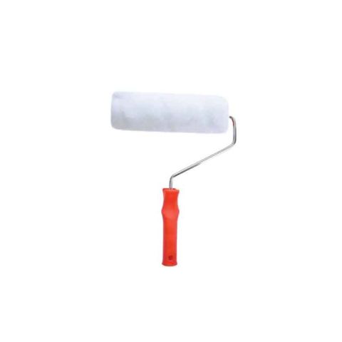 Brushco Synthetic White Paint Roller with Handle 13cm