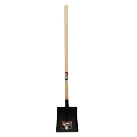 Hantop Long Wooden Handle Square Shovel