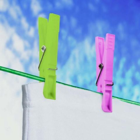 SupaDec 8cm 24pcs Plastic Clothes Pegs