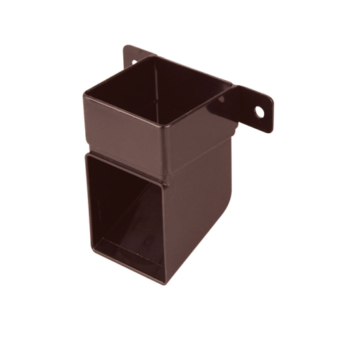 Osma 832B Pipe Shoe & Bracket Brown Guttering