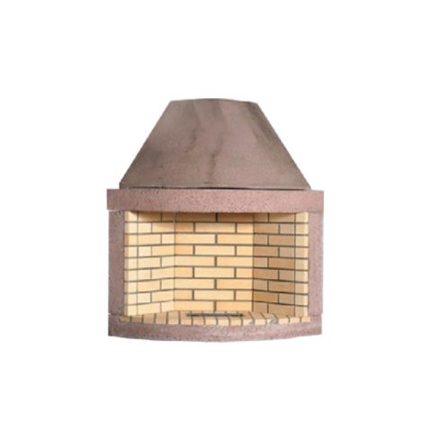 Thermo Τ306-Ε Corner Traditional  Fireplace