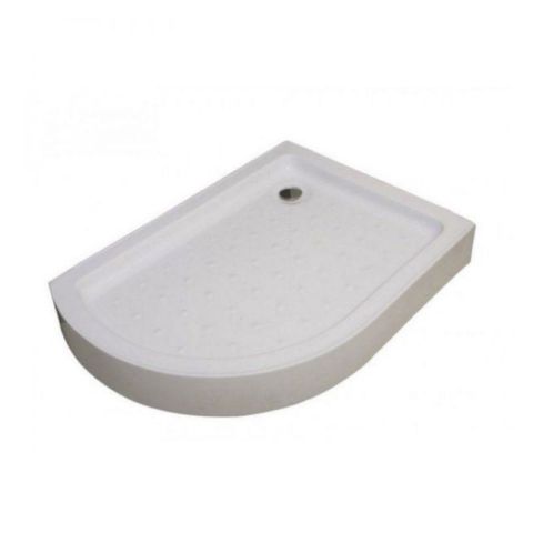 Flora 100x80 White Shower Tray