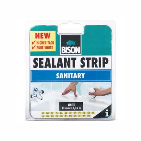 Bison 22mmx3.35m Sanitary Sealant Tape