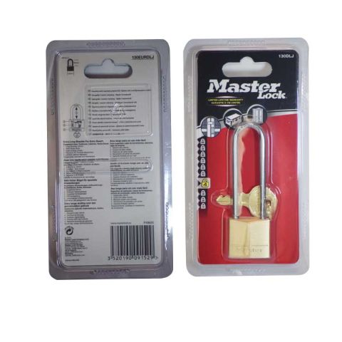 Masterlock Mas.Brass 130DLJ Neck Padlock 30mm