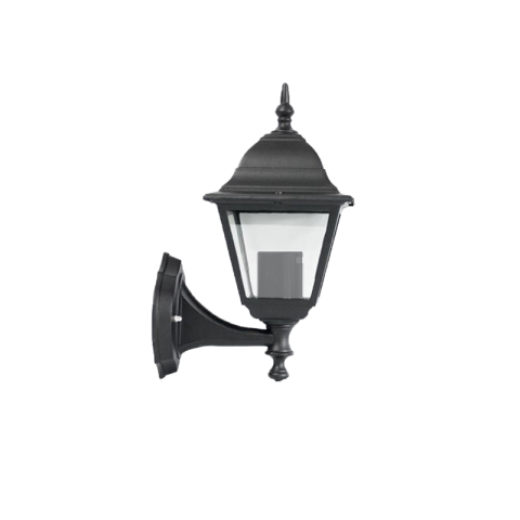 Valencia E27 60W Aluminum Black Outdoor Wall Light