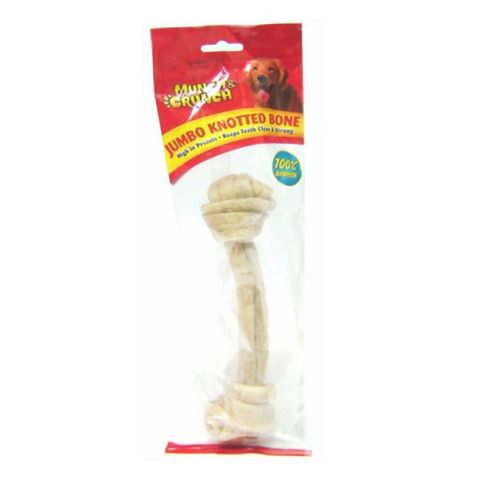 Munch & Crunch Jumbo Knotted Protein Bone Treat