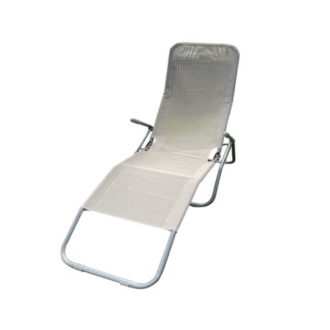 Vita Grey Folding Garden Chair