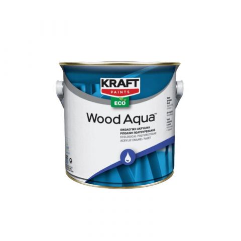 Kraft Eco Satin White Acrylic Enamel Paint Wood Aqua 2.5L