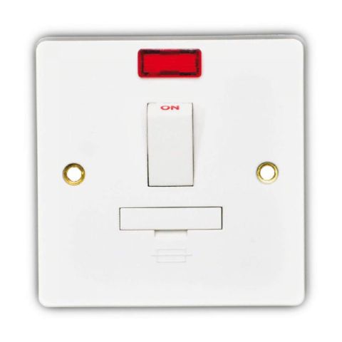 Swe W419 1-Gang White With Light Appliance Switch