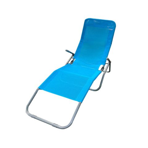 Vita Blue Folding Garden Chair