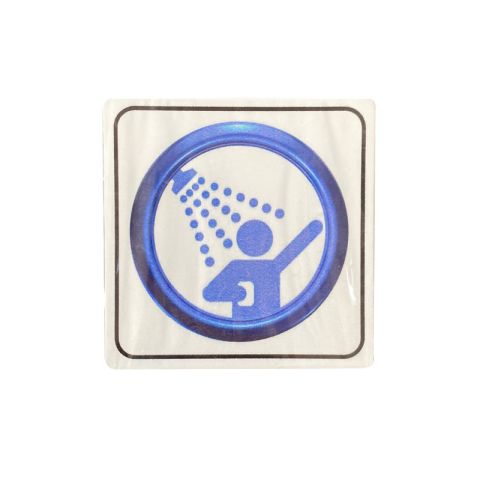 Shower Sign 95x95mm