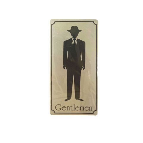 Gens WC Sign 75x150mm